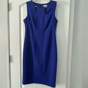 Blue Calvin Klein Sleeveless Dress